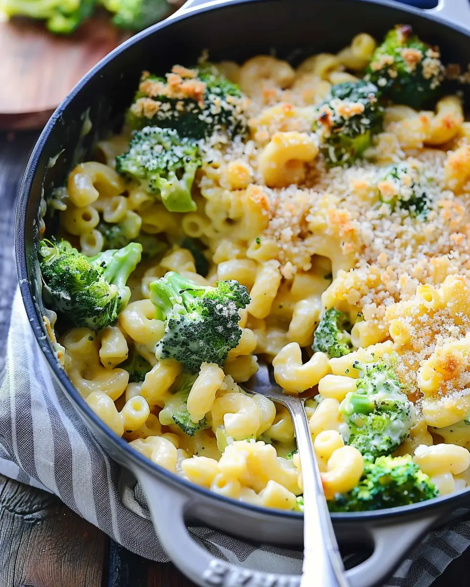 Healthy One Pot Broccoli Mac &amp; Cheese: Easy &amp; Delicious Comfort Food