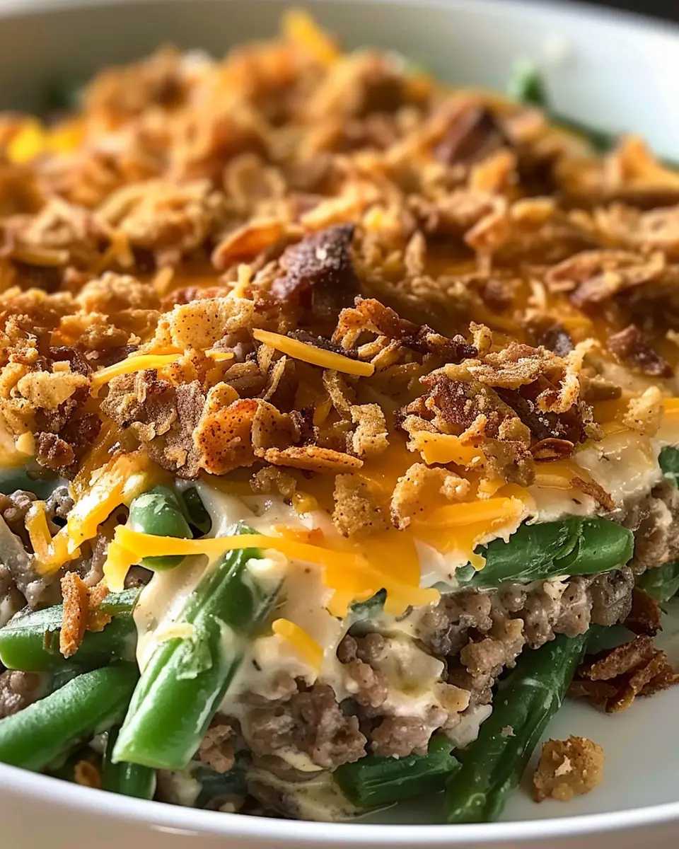 Hamburger Green Bean Casserole: Easy Comfort Food Delight