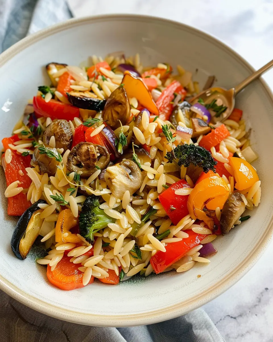 Roasted Vegetable Orzo: Easy Comfort Food for Every Occasion