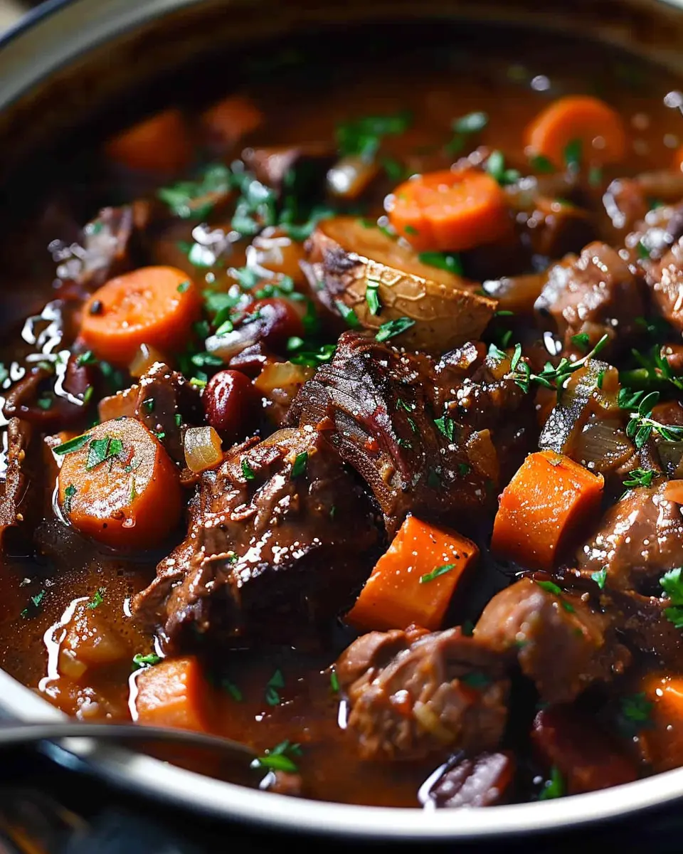 Slow Cooker Beef Bourguignon: Easy &amp; Indulgent Comfort Food