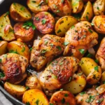 Garlic Butter Chicken and Potatoes Recipe