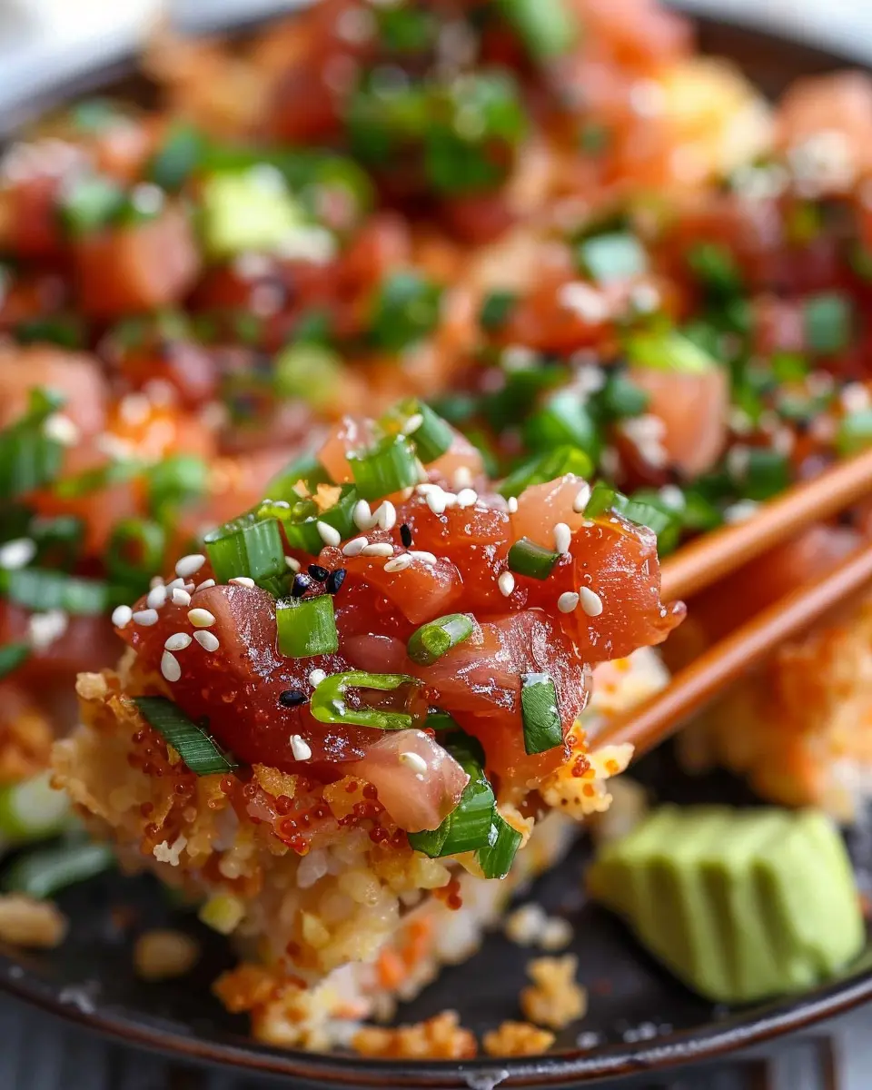 Spicy Tuna Crispy Rice: A Delicious Twist on Classic Flavors