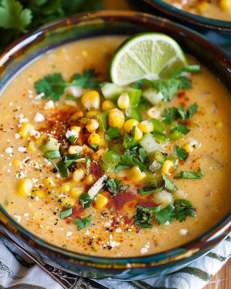 Mexican Street Corn Soup: Easy Comfort with Turkey Bacon Twist