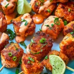 Crispy Salmon Bites with Sauce