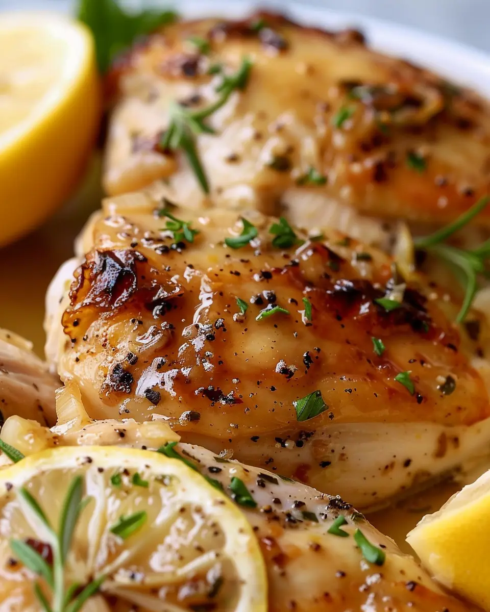 Slow Cooker Lemon Garlic Chicken: Easy Juicy Flavor Boost