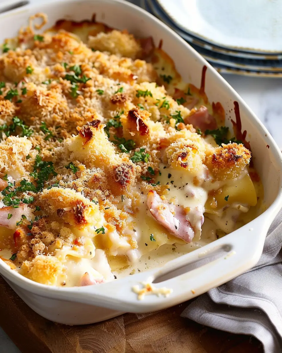 Chicken Cordon Bleu Casserole: Easy Turkey Bacon Delight
