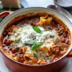 Mouthwatering One Pot Lasagna Soup