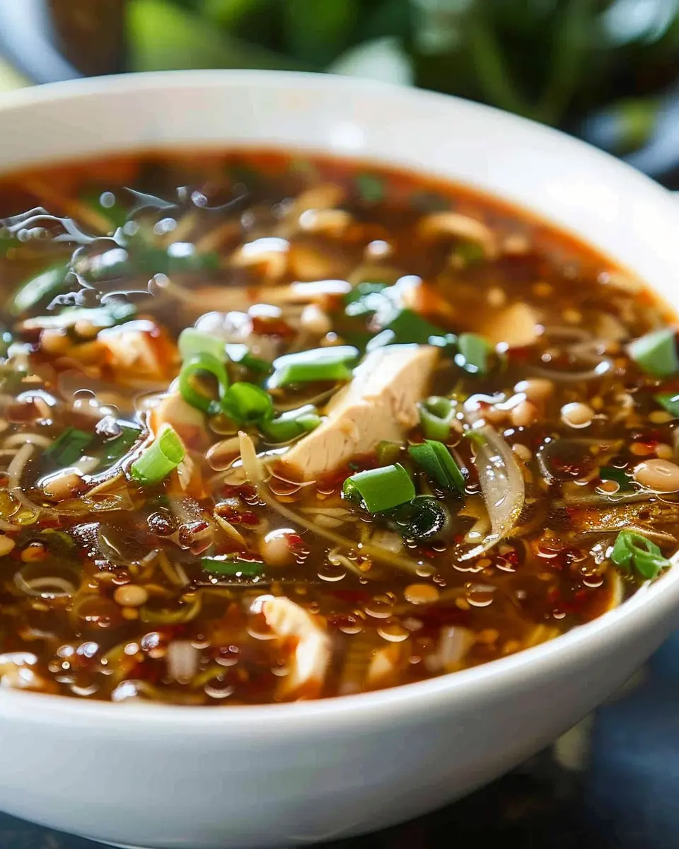 Hot and Sour Soup: A Comforting Homemade Delight with Turkey Bacon