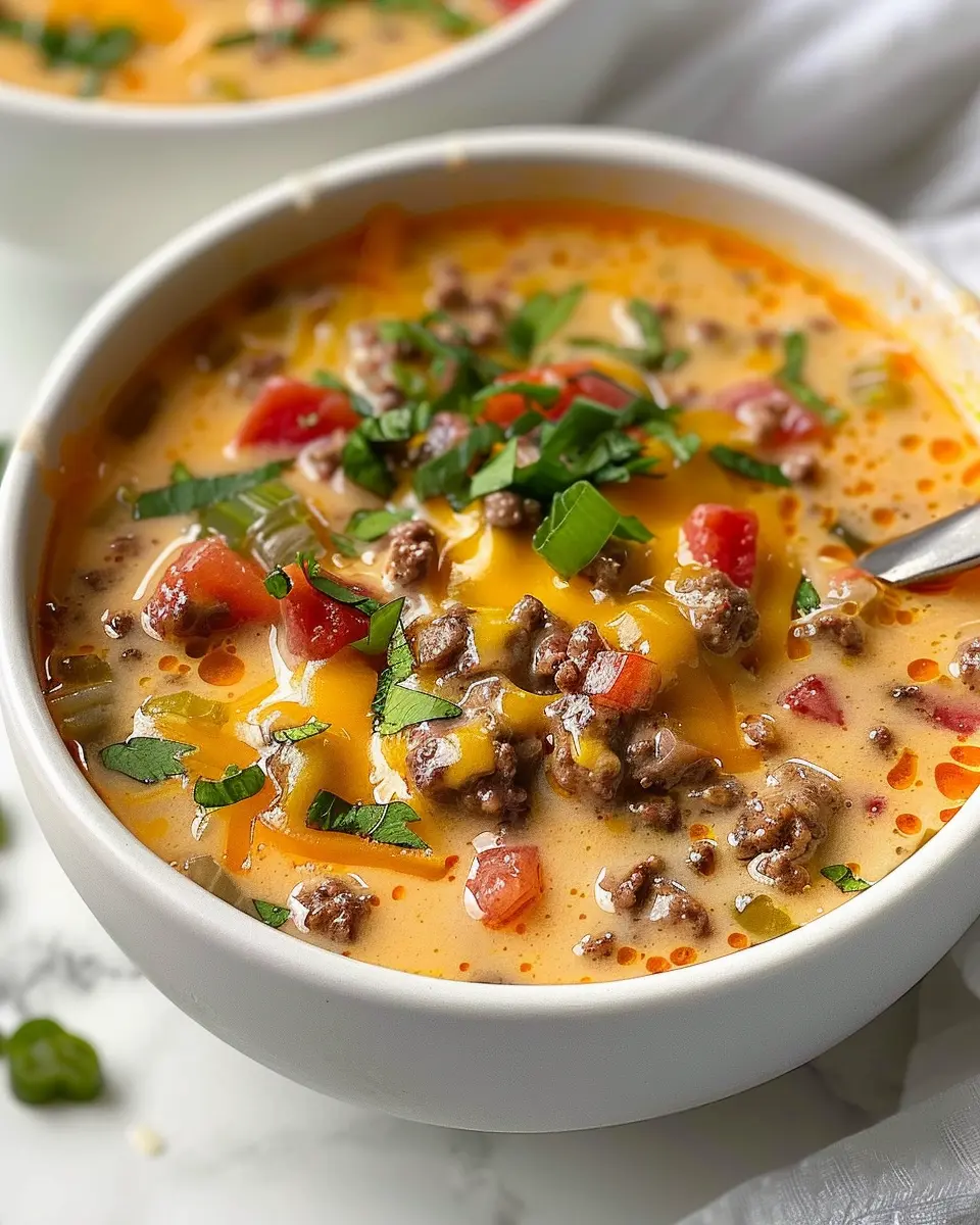 The Best Cheeseburger Soup: A Cozy and Indulgent Delight