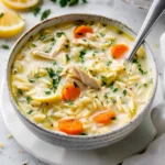 Lemon Chicken Orzo Soup