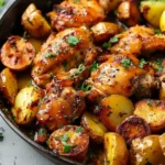 Garlic Butter Chicken and Potatoes Recipe