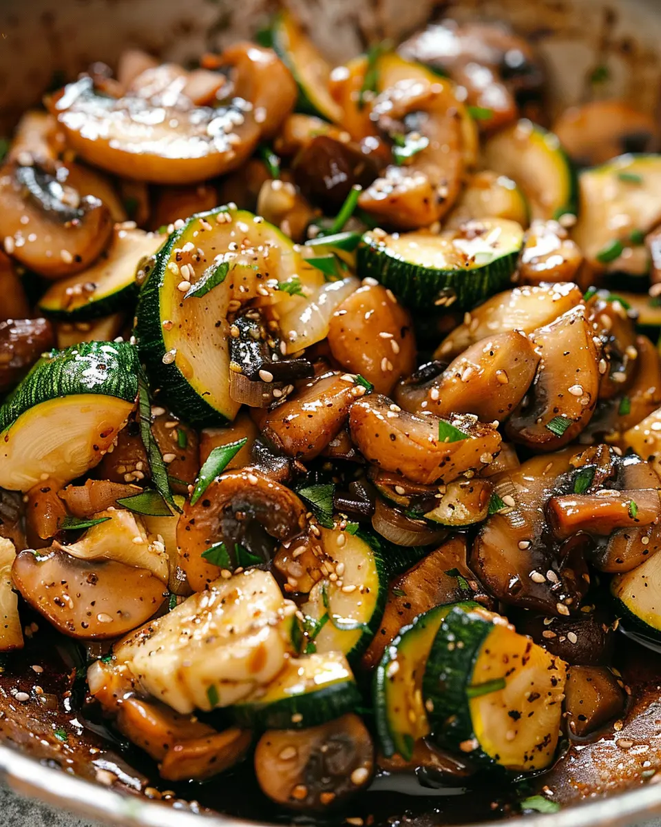 Savory StirFried Zucchini and Mushrooms: A Deliciously Easy Veggie Delight