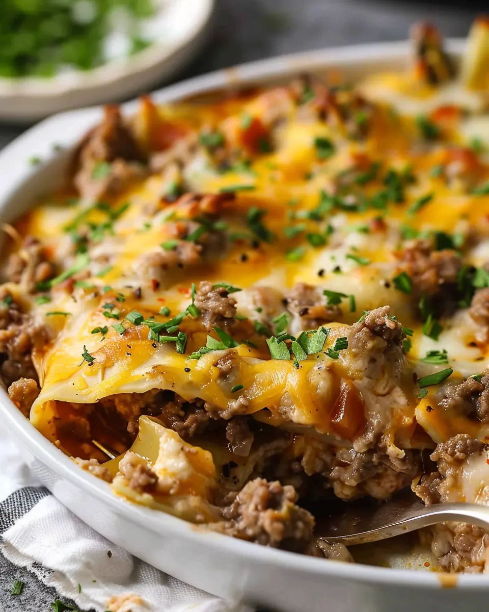 Hobo Casserole: Easy Ground Beef Recipe with Turkey Bacon Twist