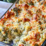 Loaded Cauliflower and Broccoli Casserole