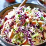 Apple Cranberry Coleslaw Recipe