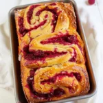 Raspberry Swirl Brioche Loaf Recipe