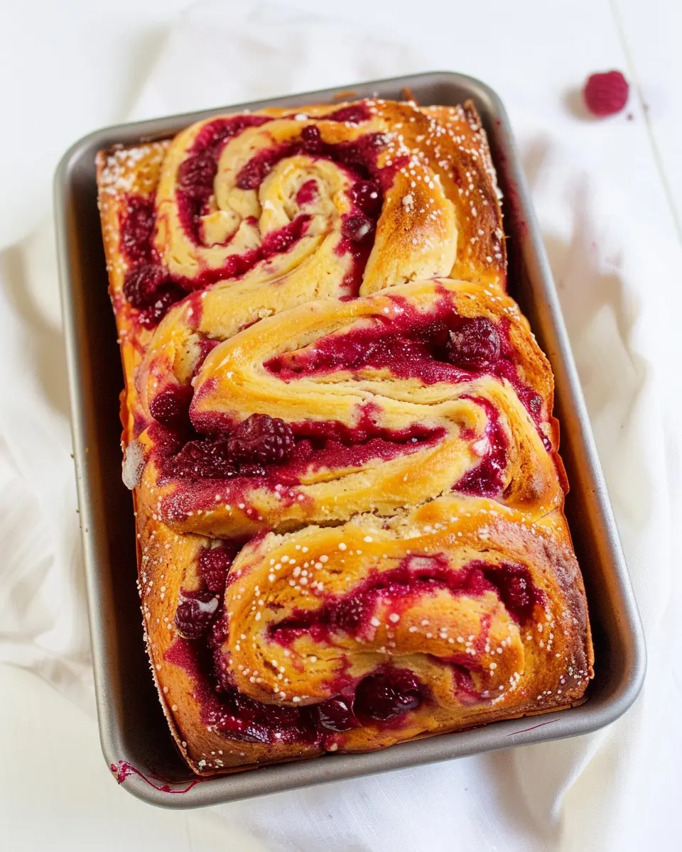 Raspberry Swirl Brioche Loaf Recipe: A Delightful Weekend Treat