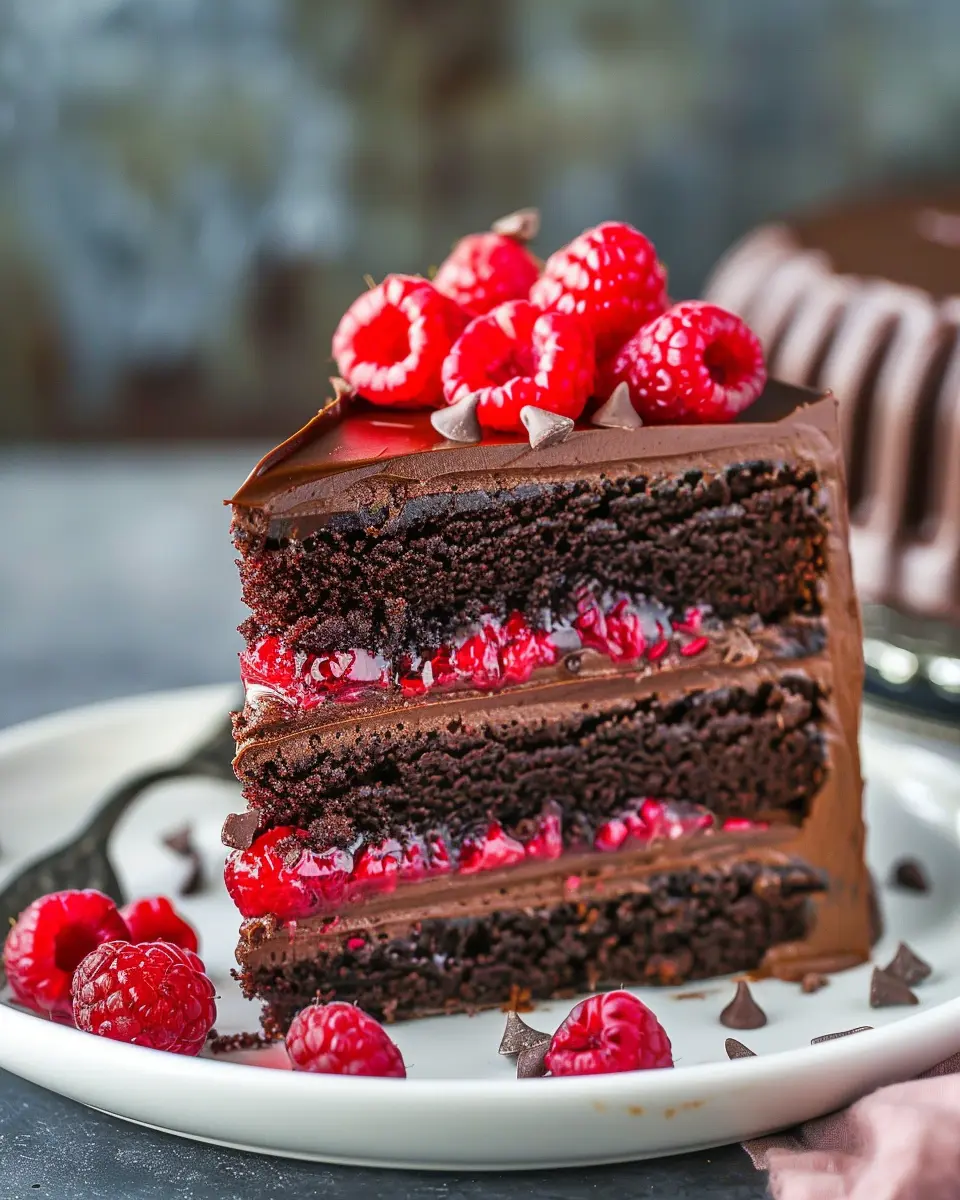 Elegant Chocolate and Raspberry Cake: The Perfect Indulgence at Home