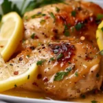 Slow Cooker Lemon Garlic Chicken
