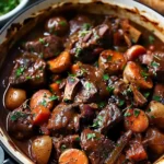Slow Cooker Beef Bourguignon