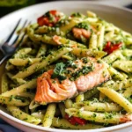 Salmon Pesto Pasta
