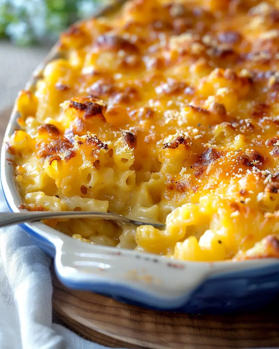 Southern Baked Mac and Cheese: Indulge in Comfort with Turkey Bacon