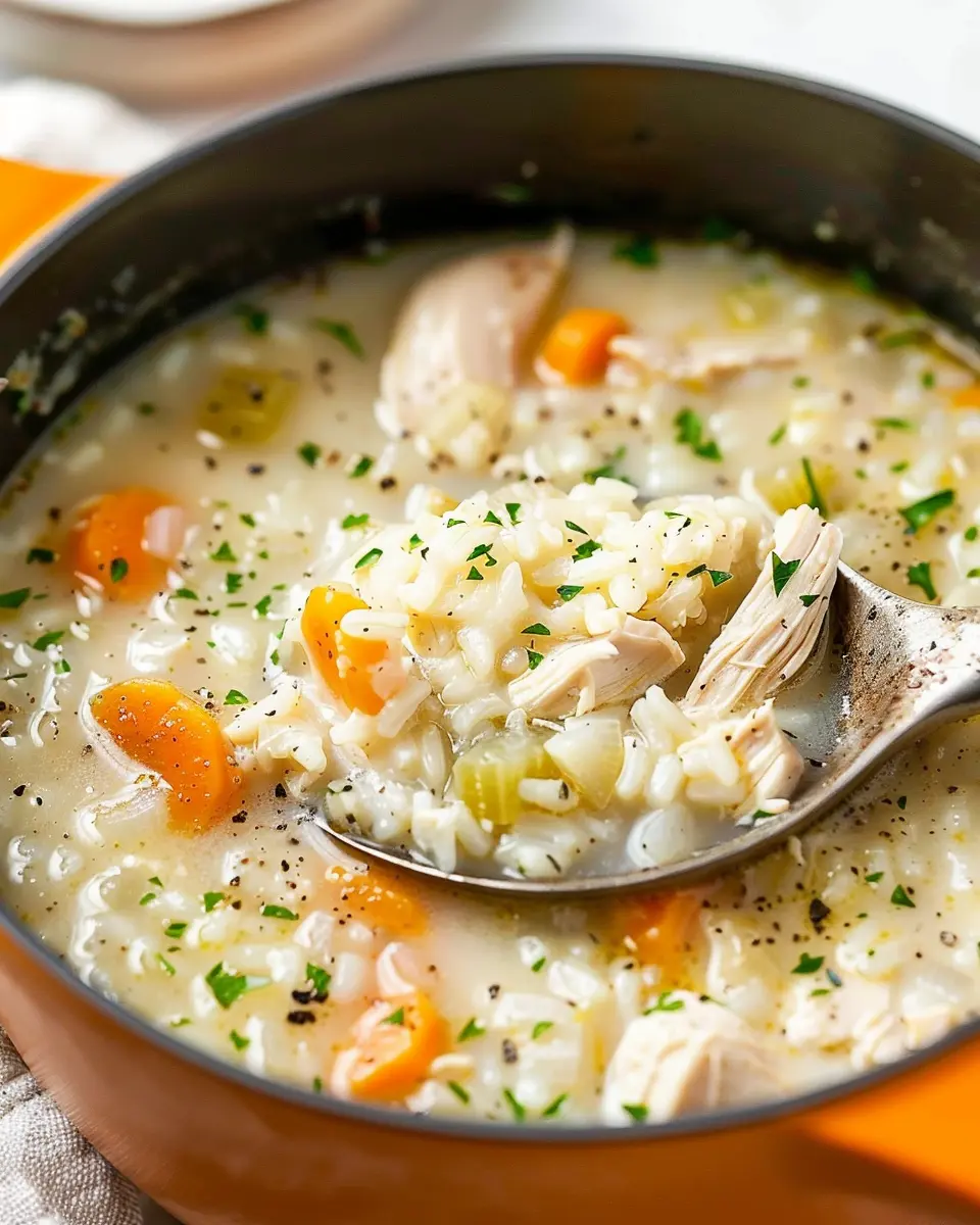 Easy Chicken and Rice Soup: Comforting Recipe for Cozy Nights