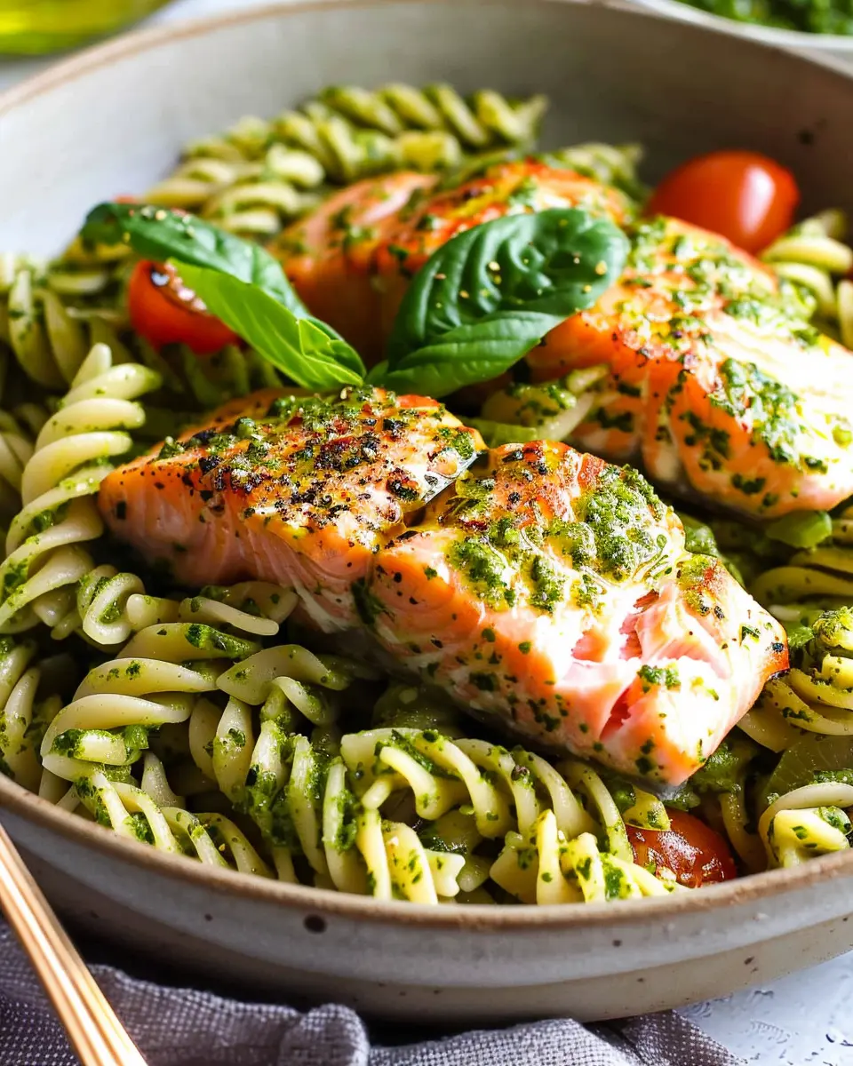 Salmon Pesto Pasta: A Deliciously Easy Weeknight Delight