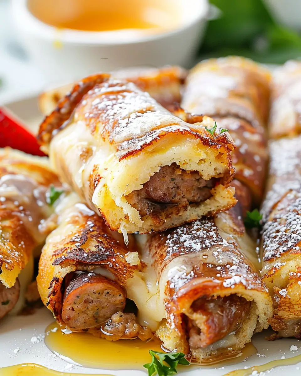 Sausage French Toast Roll-Ups Recipe: Indulgent Breakfast Bliss