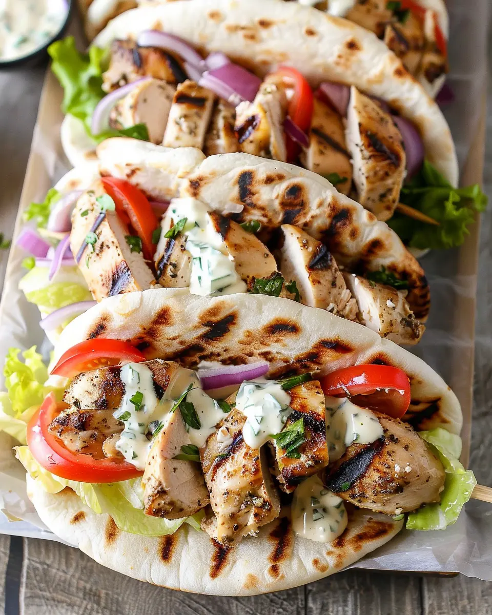 Greek Chicken Gyros: Easy, Juicy Recipe for Homemade Delight