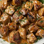 GARLIC PORK BITES