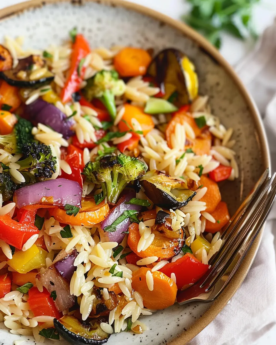 Roasted Vegetable Orzo: The Easy Comfort Meal You’ll Love