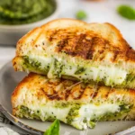 Sourdough Pesto Grilled Cheese