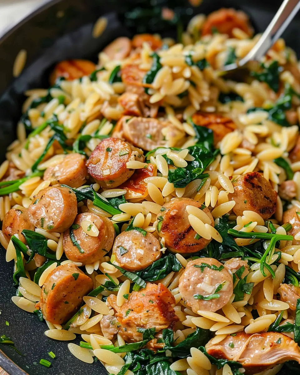 Creamy Chicken Sausage Orzo: The Best Comfort Food Upgrade