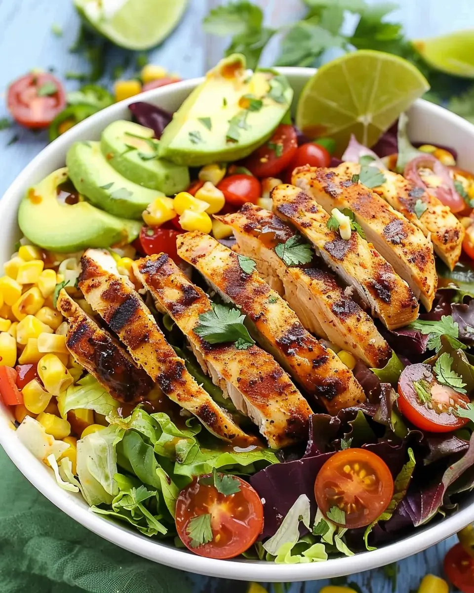 Southwestern Chicken Salad: Easy Recipe with Turkey Bacon Delight