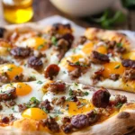 Sausage Breakfast Pizza